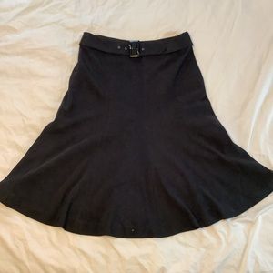 East 5th black belted skirt